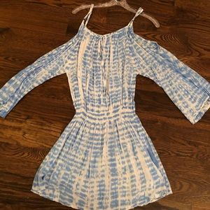 Tie dye mini dress